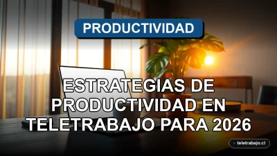 Estrategias de productividad en teletrabajo para el año 2026 en un hogar moderno