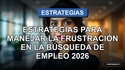 Estrategias para manejar la frustración en la búsqueda de empleo, concepto de resiliencia profesional.