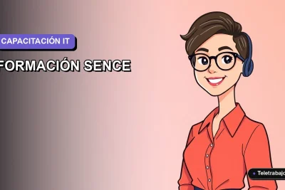 Ilustración vectorial plana premium de una profesional de tecnología remota, representando un curso de JavaScript para el mercado internacional. Estilo Corporativo Memphis, fondo degradado lavanda.