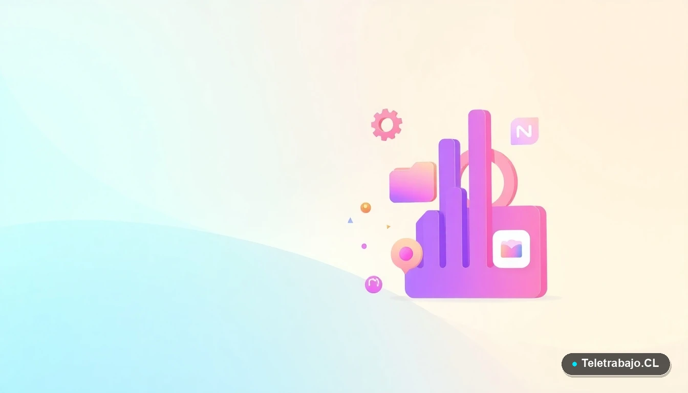 Composición abstracta de interfaz de usuario tecnológica con gráficos flotantes y iconos minimalistas, sobre fondo degradado verde menta, concepto de datos y carreras digitales.