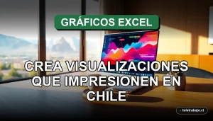 Curso avanzado de Excel 2026 en Chile para crear gráficos profesionales y visualizaciones de datos impactantes.