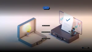 Guía para crear un currículum de profesor exitoso con elementos abstractos corporativos