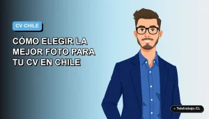 Ilustración plana vectorial de un hombre profesional con suéter azul, estilo Corporate Memphis, sobre fondo degradado azul, para guía de foto de currículum.