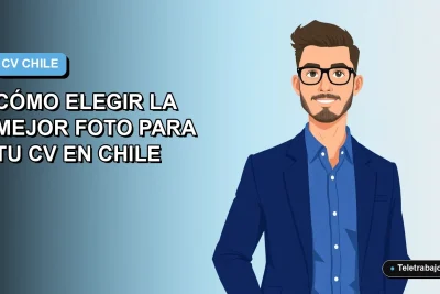 Ilustración plana vectorial de un hombre profesional con suéter azul, estilo Corporate Memphis, sobre fondo degradado azul, para guía de foto de currículum.