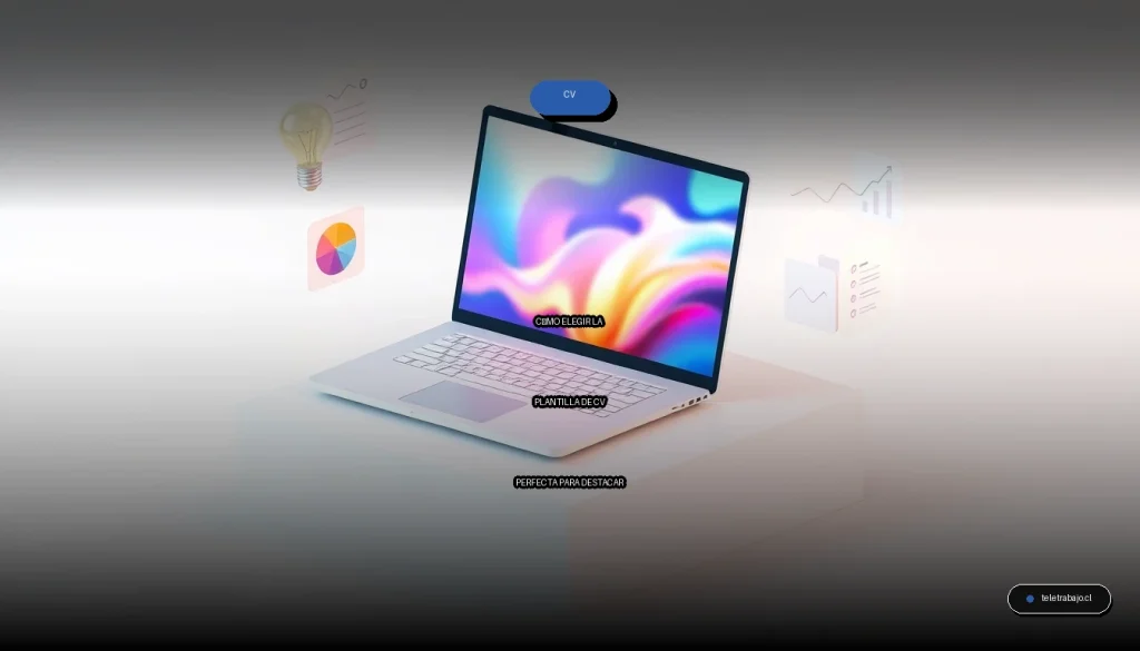Guía para elegir la mejor plantilla de currículum vitae en 2026, diseño corporativo abstracto y minimalista.