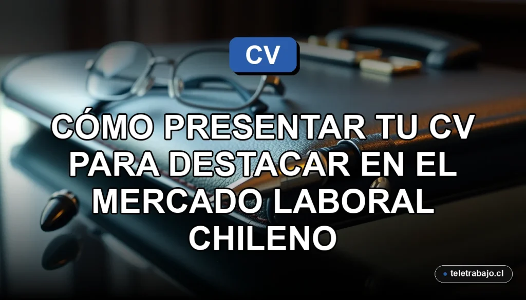 Guía profesional para crear un currículum vitae exitoso en Chile, elementos de oficina ejecutiva.