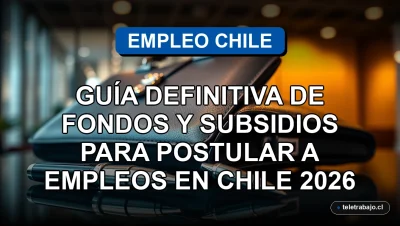 Guía de fondos y subsidios para postular a empleos en Chile, recursos para la búsqueda laboral.