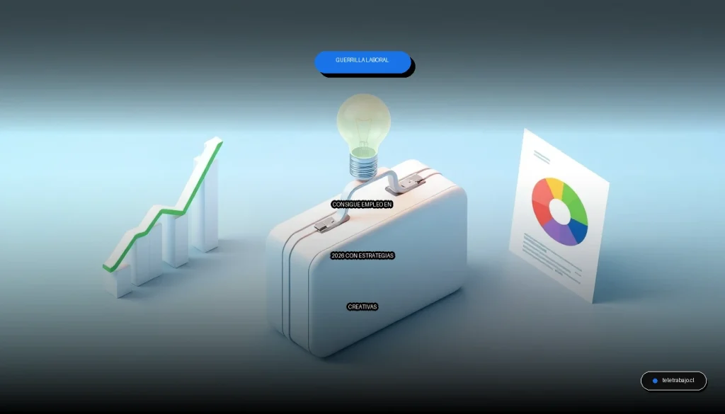 Guía de estrategias creativas de búsqueda de empleo en 2026 sobre fondo corporativo abstracto