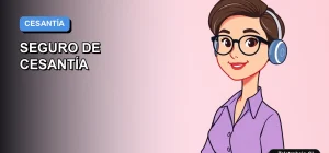 Ilustración vectorial plana de estilo moderno para blog sobre cálculo del seguro de cesantía para trabajadores autónomos en Chile.