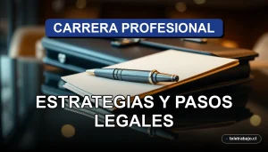 Guía para cambiar de trabajo en 2026 con estrategias y pasos legales, representada por objetos corporativos de lujo.