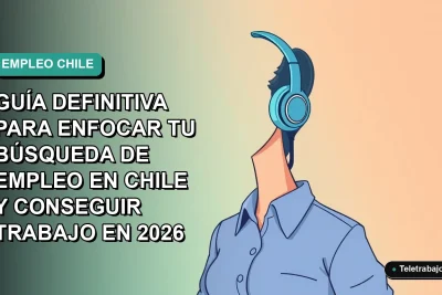 Ilustración vectorial plana de una mujer profesional chilena con blusa azul y corte de pelo moderno, sobre un fondo degradado suave de color verde azulado. Espacio negativo a la izquierda.