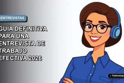Ilustración plana corporativa de una mujer profesional de tecnología con blusa azul, sonriendo, sobre fondo degradado azul y blanco.