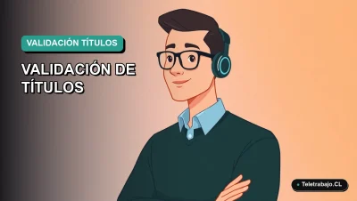 Ilustración vectorial plana de un hombre profesional con camisa azul y suéter verde, sobre fondo degradado teal, representando la guía para validar títulos extranjeros en energías renovables en España.