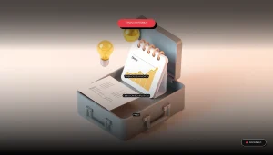 Guía para conseguir trabajos de temporada navideña en 2026, ilustración corporativa abstracta con elementos de búsqueda de empleo.