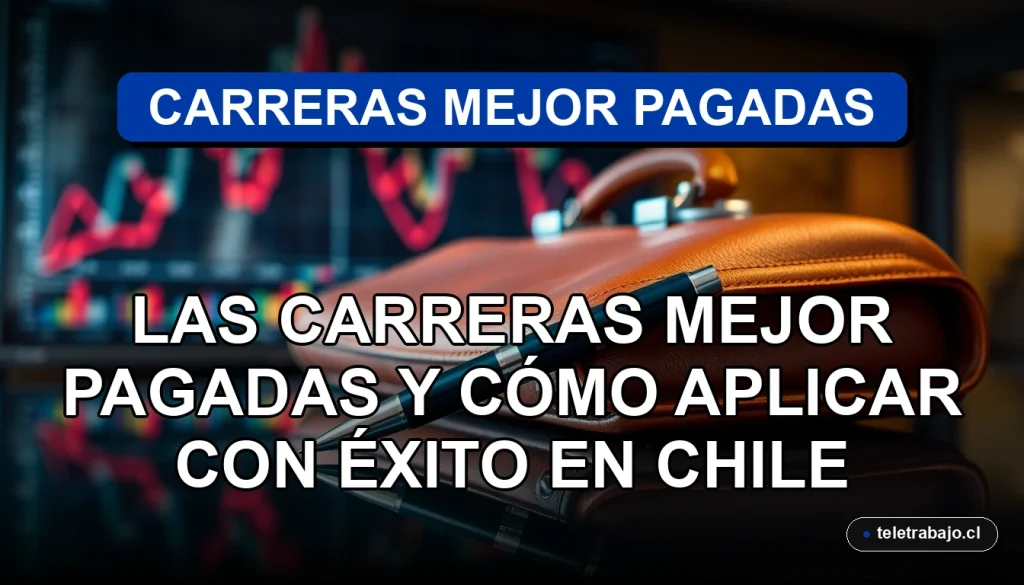 Guía de carreras mejor pagadas en Chile para el año 2026 con consejos de aplicación exitosa.