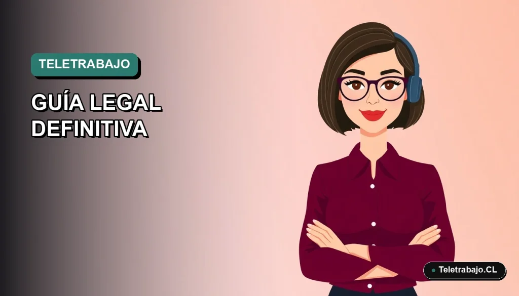 Ilustración vectorial plana y moderna de una mujer profesional trabajando en remoto para una empresa extranjera, sobre un fondo de gradiente suave.