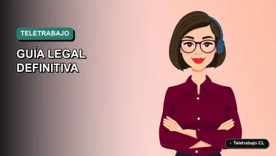 Ilustración vectorial plana y moderna de una mujer profesional trabajando en remoto para una empresa extranjera, sobre un fondo de gradiente suave.