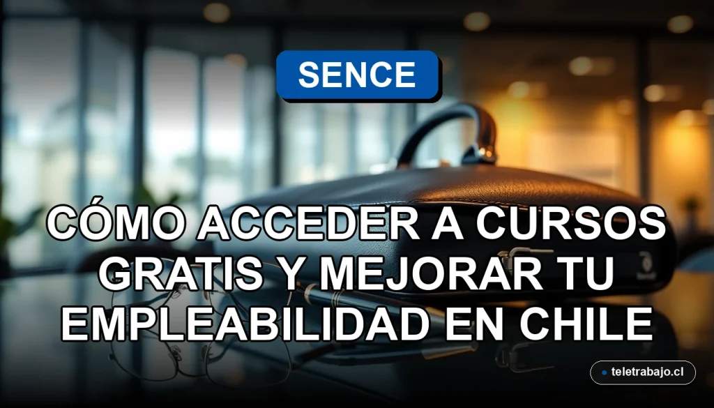 Guía SENCE 2026 para acceder a cursos de capacitación gratuitos y mejorar las oportunidades de empleo en Chile.
