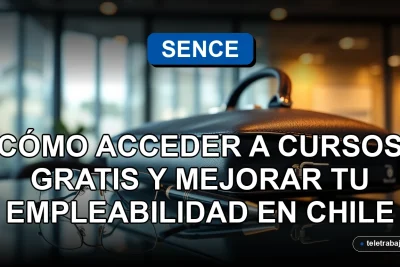 Guía SENCE 2026 para acceder a cursos de capacitación gratuitos y mejorar las oportunidades de empleo en Chile.