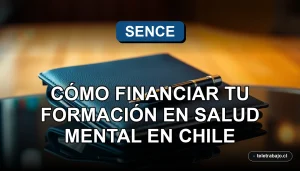 Guía SENCE 2026 para financiar capacitaciones en salud mental en Chile, fondo de oficina profesional.