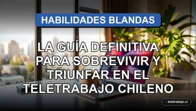 Guía definitiva de habilidades blandas para el éxito en el teletrabajo en Chile 2026, oficina moderna.