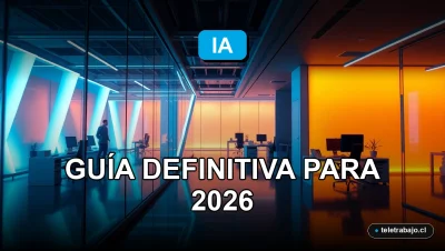 Guía definitiva para aprender inglés con inteligencia artificial en 2026, representada por un espacio de trabajo futurista y tecnológico.