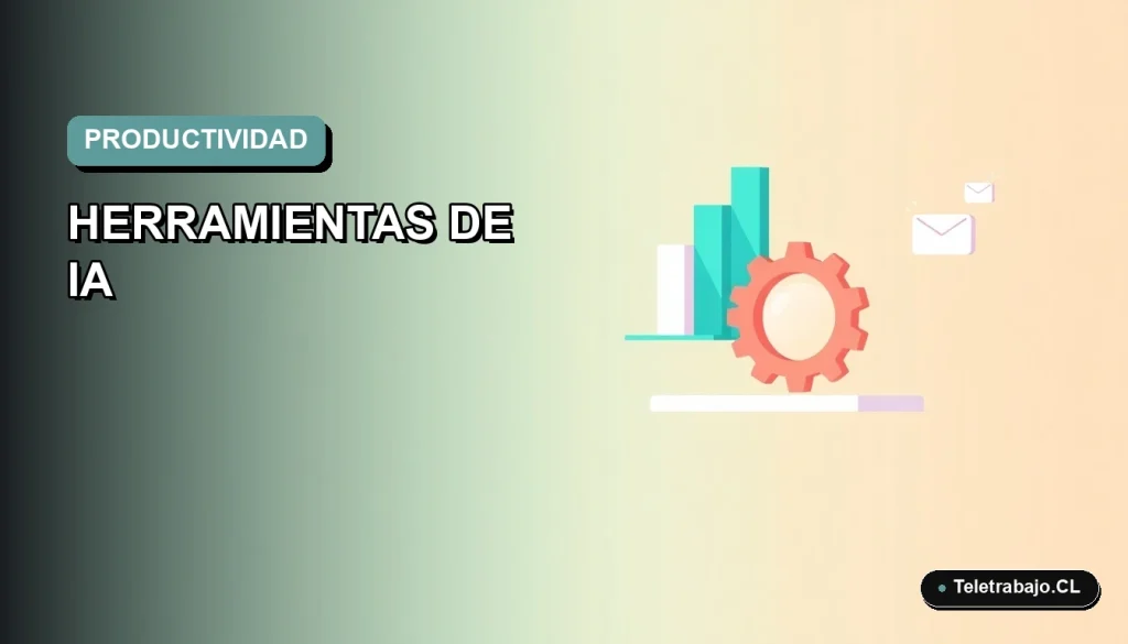 Ilustración vectorial plana de estilo premium que representa herramientas de inteligencia artificial para profesionales en Chile.