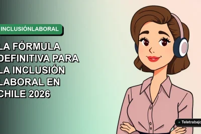 Ilustración vectorial plana de una mujer profesional trabajando de forma remota con IA, sobre un fondo degradado suave.