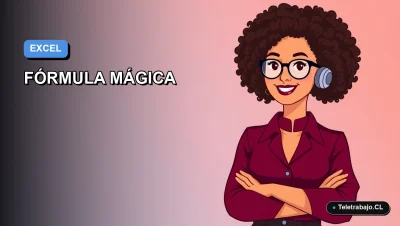 Ilustración vectorial plana estilo Corporate Memphis de una mujer profesional del rubro tecnológico, con expresión de descubrimiento, frente a un fondo degradado azul. Representa el dominio de funciones avanzadas de Excel como XLOOKUP.