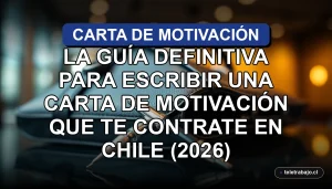 Guía profesional para redactar una carta de motivación efectiva para conseguir trabajo en Chile