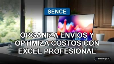 Curso de logística Sence 2026 con Excel para gestión de envíos y reducción de costos en Chile.