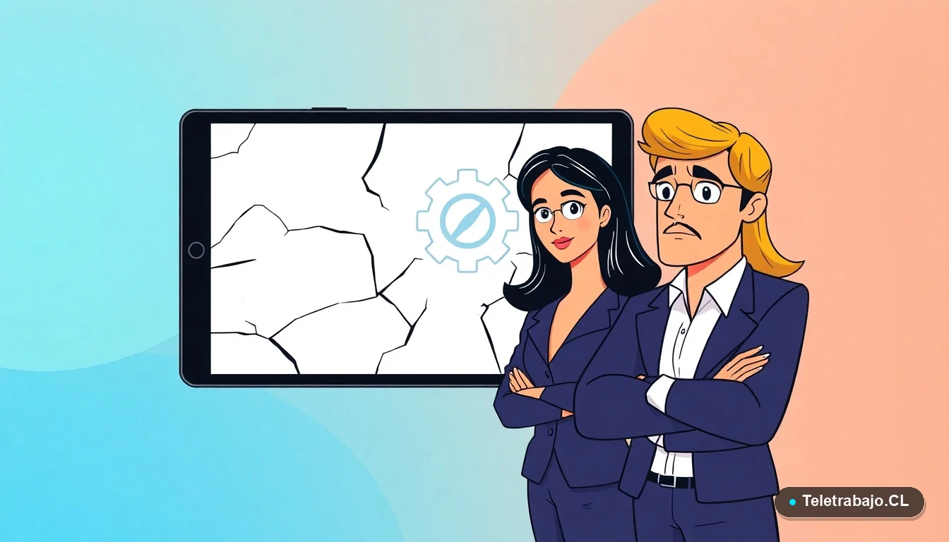 Profesionales chilenos analizando errores comunes en un proyecto de automatización de procesos.