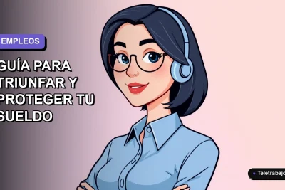 Ilustración plana corporativa de una mujer profesional chilena con blusa azul y corte bob, sobre fondo degradado lavanda, representando los empleos mejor pagados en Chile.