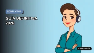 Guía ilustrada para resolver conflictos laborales en oficinas modernas, estilo vectorial plano.