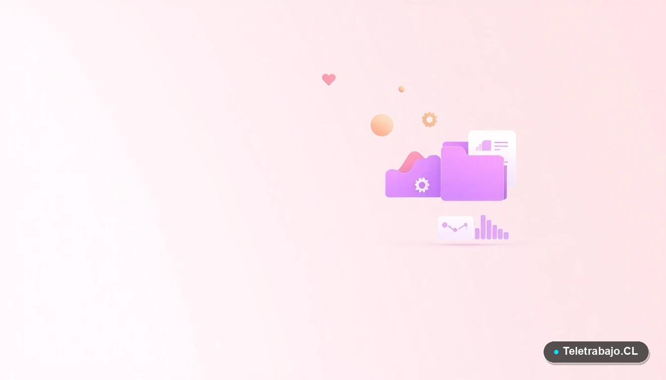 Elementos de interfaz de usuario abstractos como gráficos y engranajes, representando la resolución sistémica de conflictos.