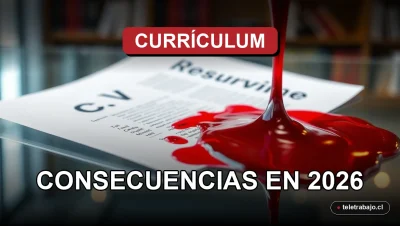 Macro fotografía de un currículum vitae con una mancha de tinta roja sobre un vidrio, simbolizando el error de mentir.