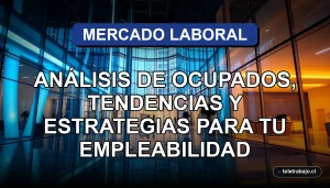 Análisis del mercado laboral chileno 2026 y estrategias de empleabilidad en oficina moderna