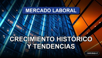 Gráfico de crecimiento del empleo en España 2026 proyectado sobre arquitectura corporativa de cristal y luces LED azules