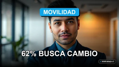 Portada sobre movilidad laboral en el sector IT en España. Un ejecutivo hispano mira a la cámara con confianza en una oficina moderna y desenfocada.