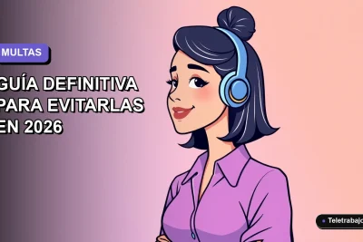 Ilustración vectorial plana de una mujer profesional autónoma en Chile, con expresión de alivio, sobre fondo degradado lavanda. Concepto de evitar multas tributarias.