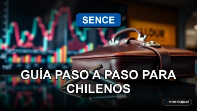 Guía para negociar sueldo en inglés con cursos SENCE en Chile, fondo de oficina profesional.