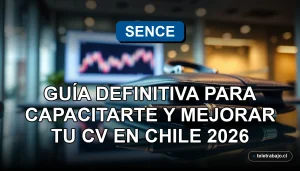 Guía de capacitación laboral SENCE para mejorar el currículum en Chile 2026