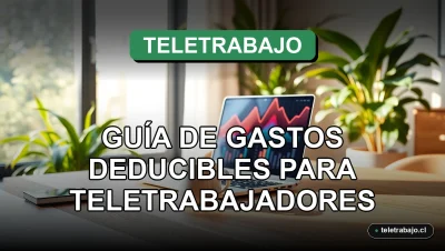 Guía de gastos deducibles para teletrabajadores en Chile, optimizando la declaración de impuestos 2026.