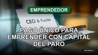 Un emprendedor utiliza su capital del paro para financiar su nuevo proyecto de negocio en una oficina moderna.