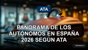 Panorama de los trabajadores autónomos en España para el año 2026, según el informe de la organización ATA.