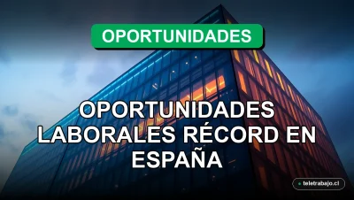 Gráfico de barras de crecimiento profesional en España mostrando una tendencia alcista récord para junio de 2026.