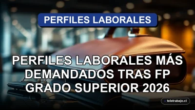 Fotografía de detalles corporativos de objetos de oficina premium sobre una mesa de vidrio, representando las profesiones técnicas más demandadas.