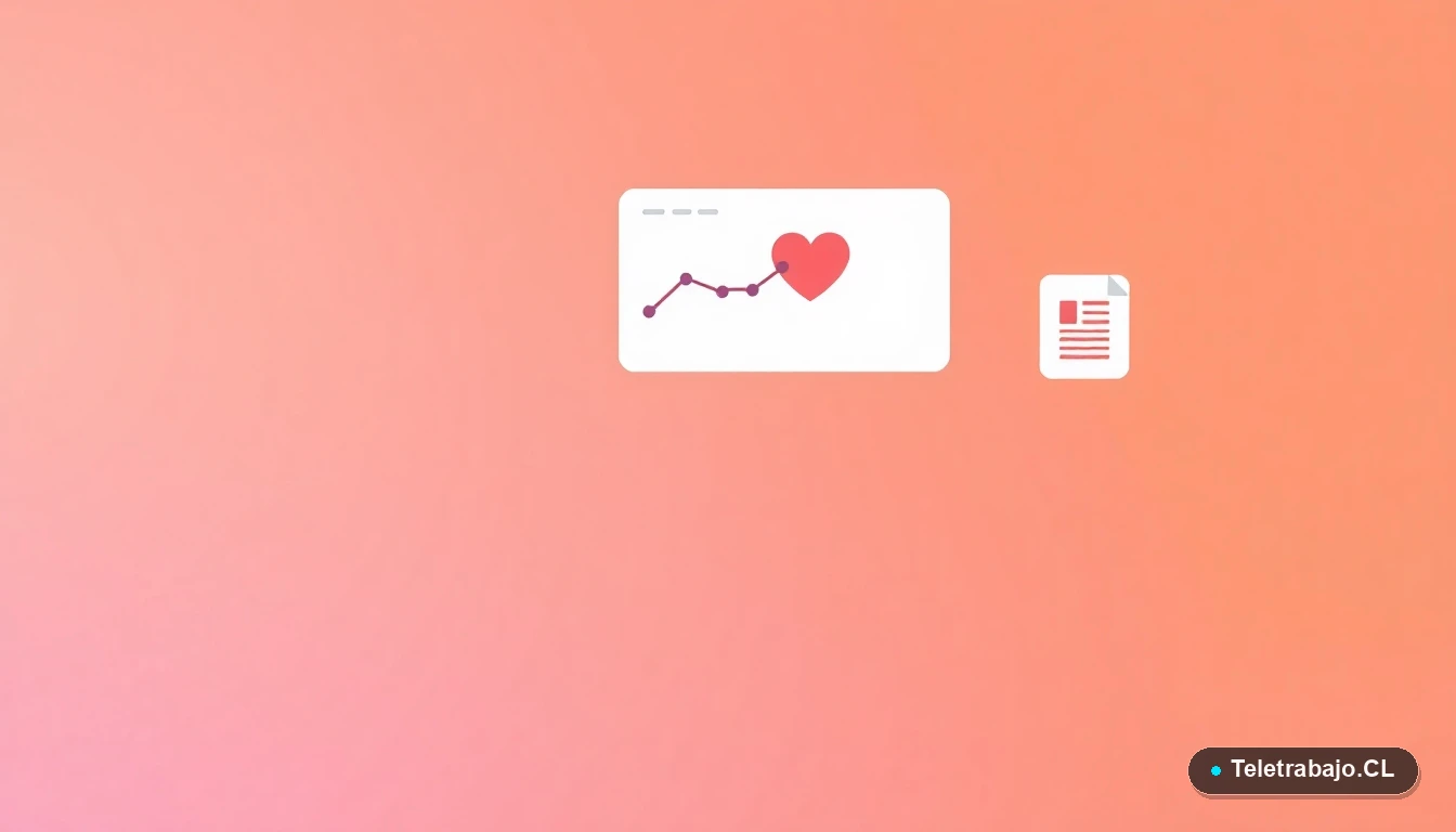 Elementos de interfaz de usuario abstractos y minimalistas que representan permisos laborales y calendario, estilo ilustración plana corporativa.