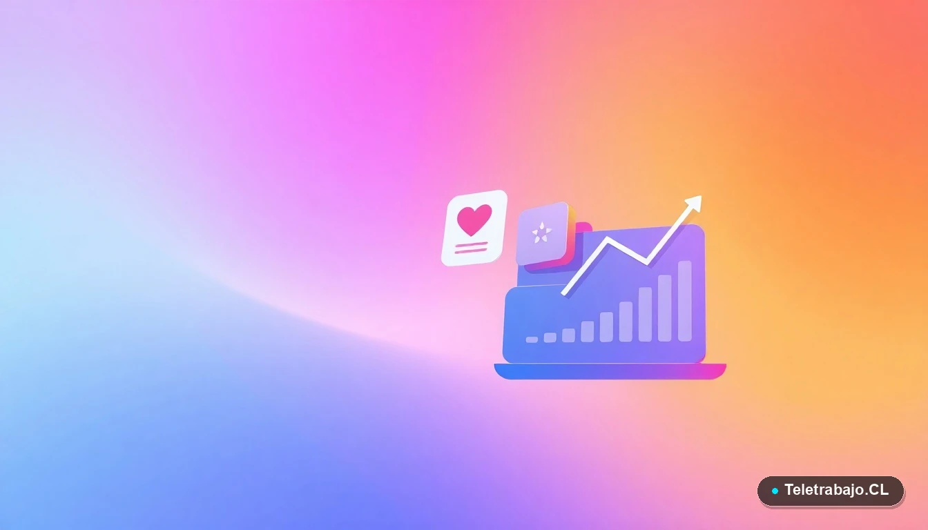 Composición abstracta de elementos de UI tecnológicos en estilo vectorial plano, con iconos de calendario, gráficos y carpetas, sobre fondo degradado lavanda y durazno.