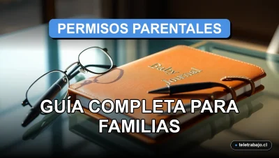 Guía completa sobre permisos parentales para familias en 2026, ilustrada con un concepto visual corporativo moderno.